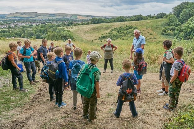 Bushcraft Day with SDS, on the Wiston Estate, West Sussex, South Downs National Park
