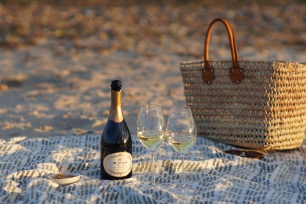 Wiston Estate Blanc de Blancs 2018, English Sparkling Wine, made in West Sussex.