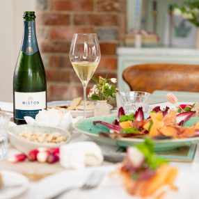 Wiston Estate Blanc de Blancs NV, award-winning English Sparkling Wine, made in Sussex