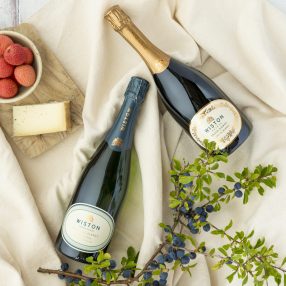 Wiston Estate Blanc de Blancs duo, wine of the month, made in Sussex
