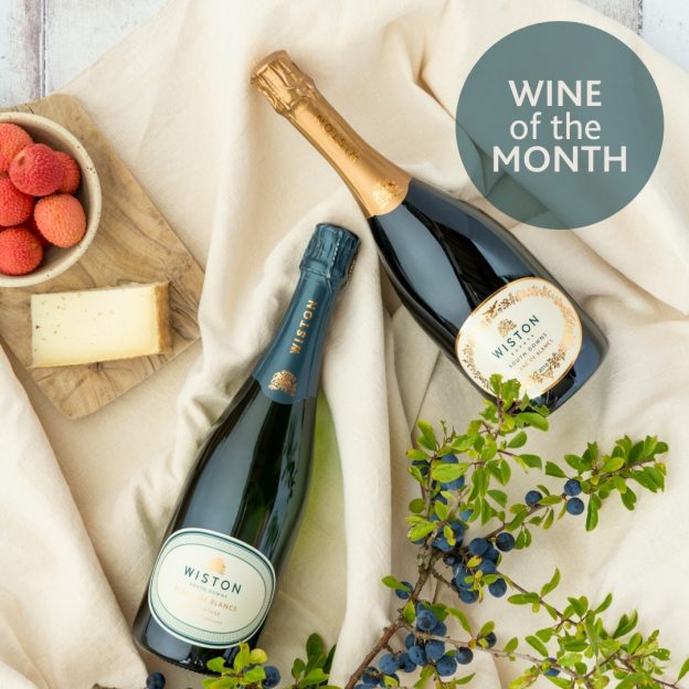 Wiston Estate Blanc de Blancs duo, wine of the month, made in Sussex