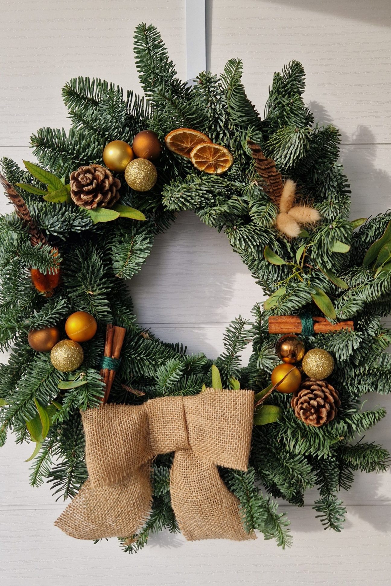 Christmas wreath making workshop