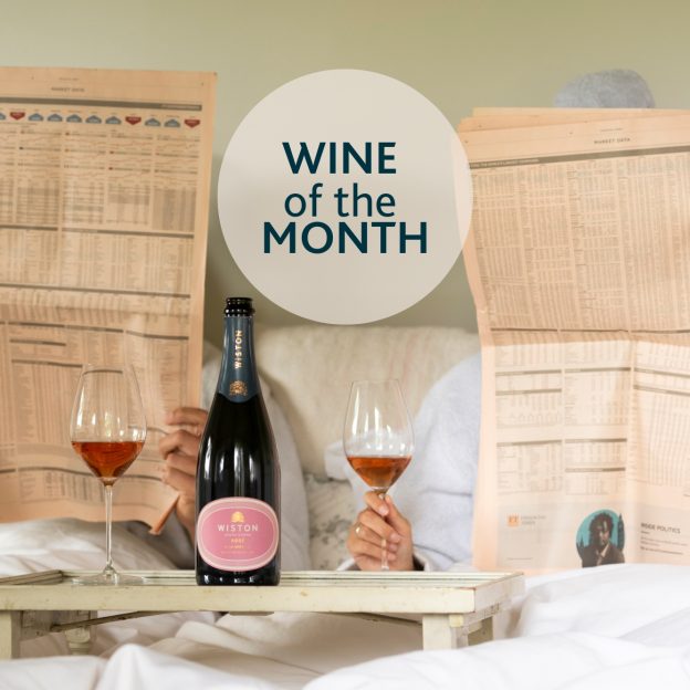 Wine of the month, Wiston Estate Rosé NV, English sparkling champagne wine